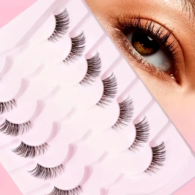 Soft Fiber Long-Lasting False Lashes