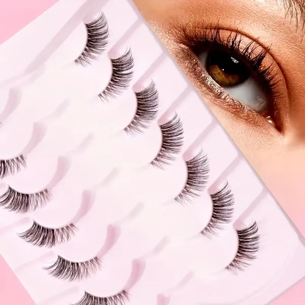 Soft Fiber Long-Lasting False Lashes