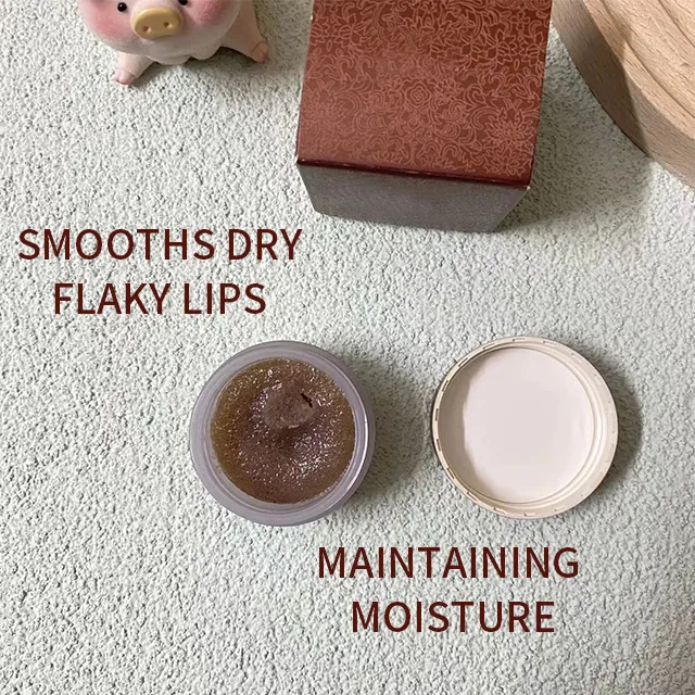 Brown Sugar Lip Scrub Remove Dead Skin Moisturizing Lip Scrub