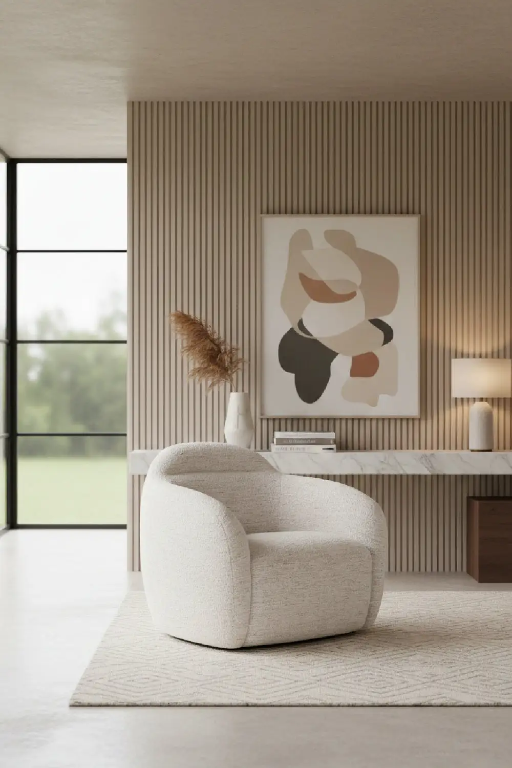 Modern Swivel Lounge Chair