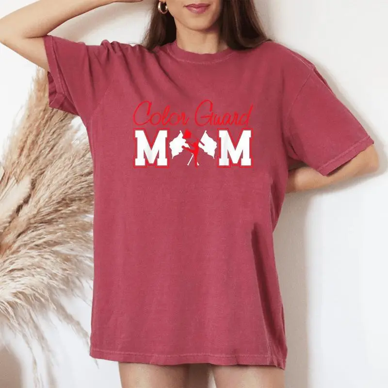 Winter Color Guard Color Guard Mom Women's Oversized Comfort T-Shirt
