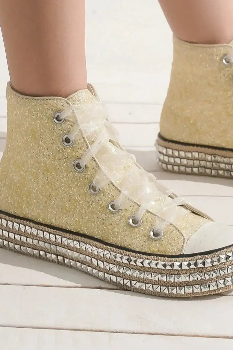 Lace Platform Sneakers