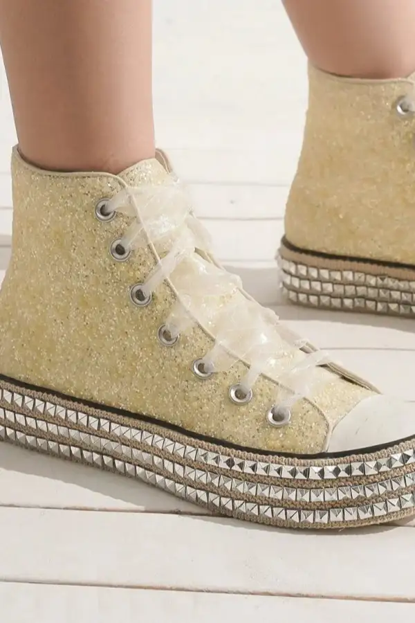 Lace Platform Sneakers