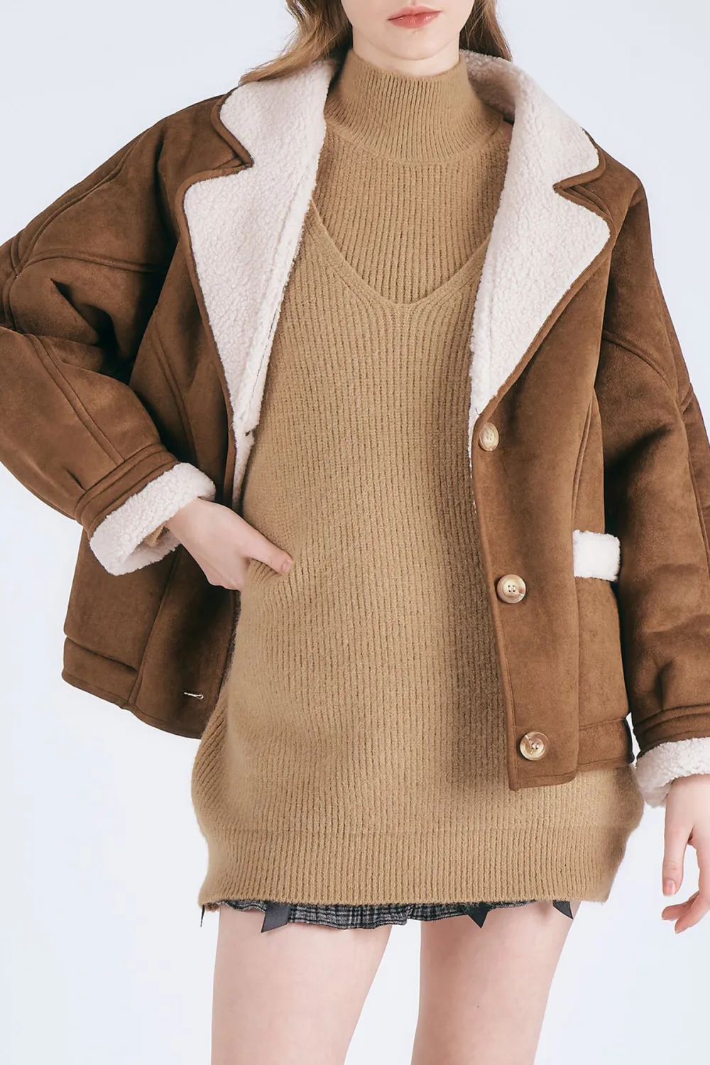 Faux Shearling Jacket