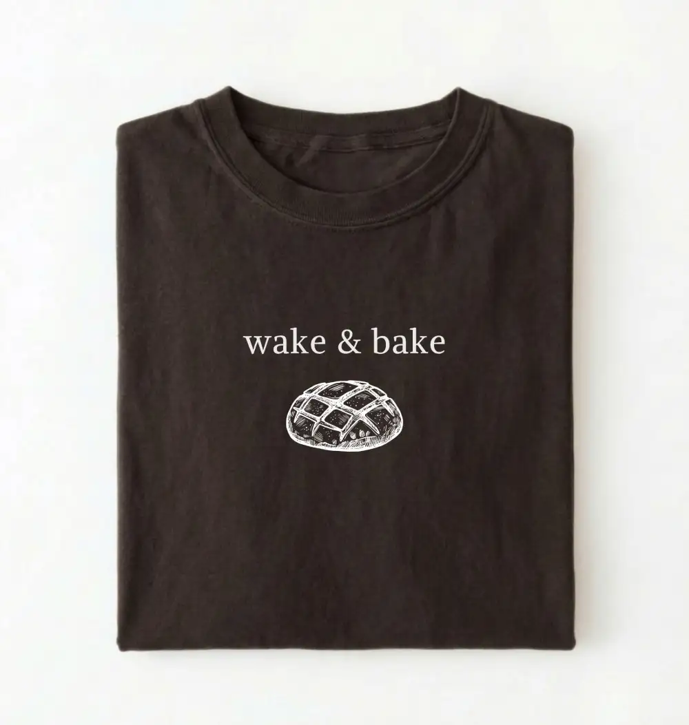 Bread Baking Soft Graphic Cotton Tee