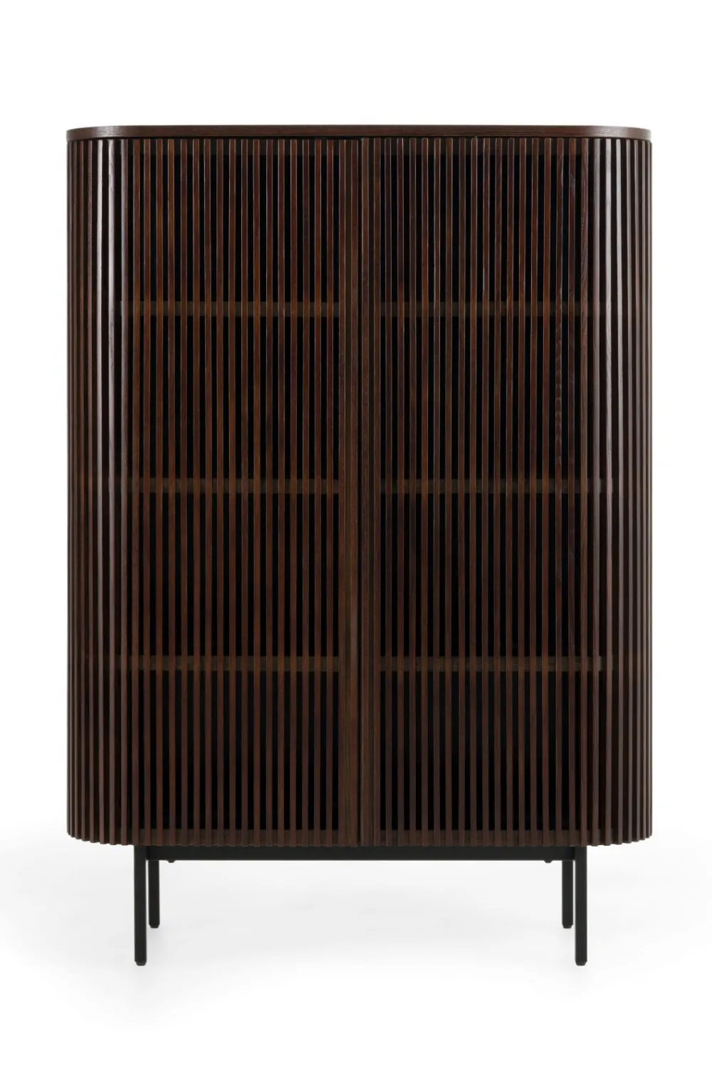 Smoked Ash Tall Sideboard