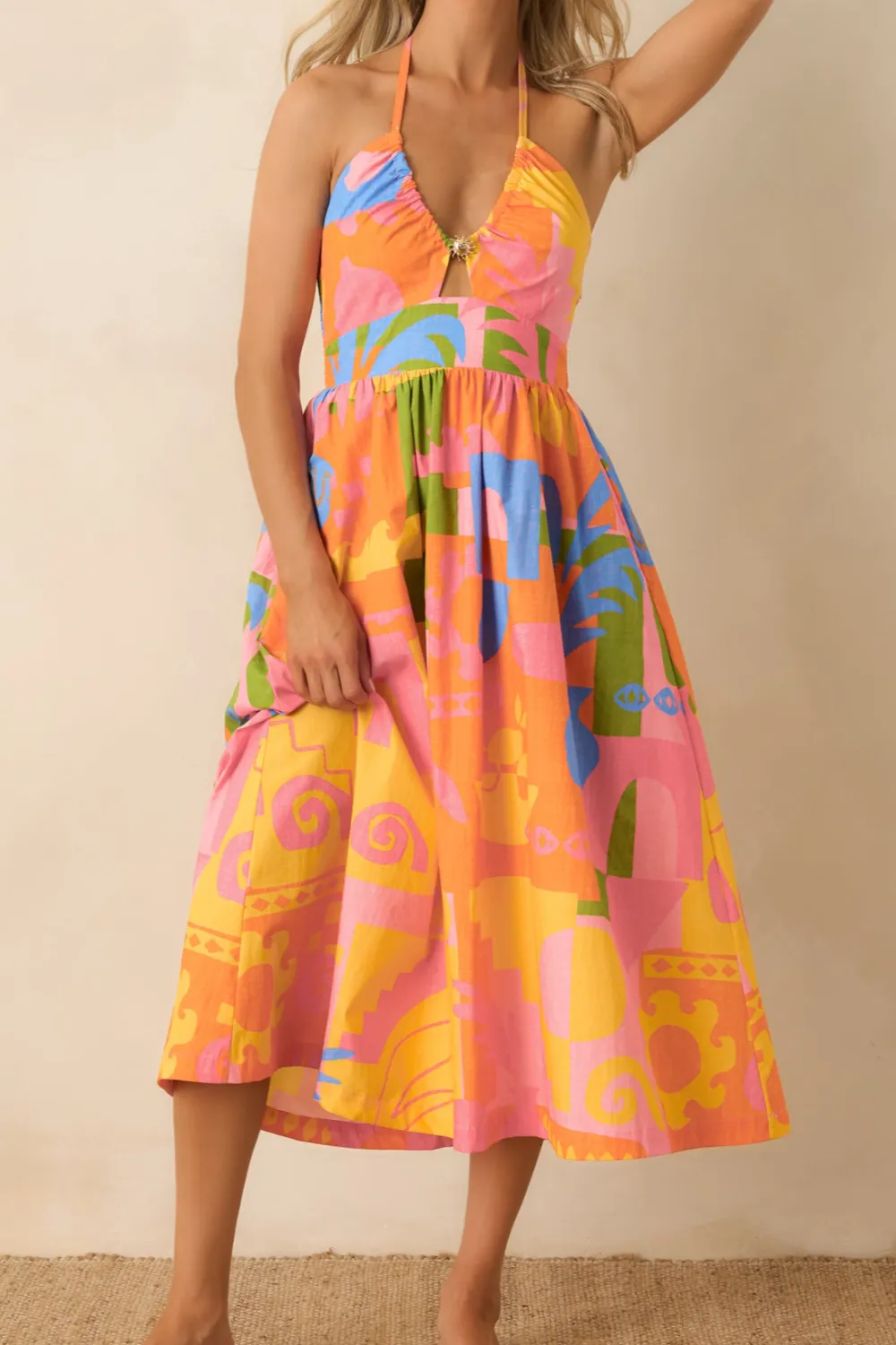 Holiday Leisure Midi Dress