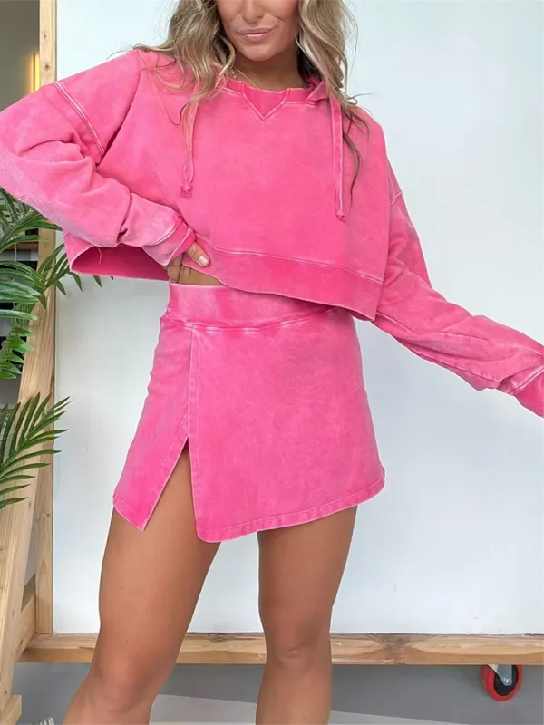 Collared Long Sleeve Coordinated Set