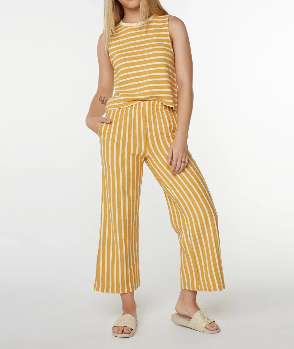 Striped Print Women's Casual Pants