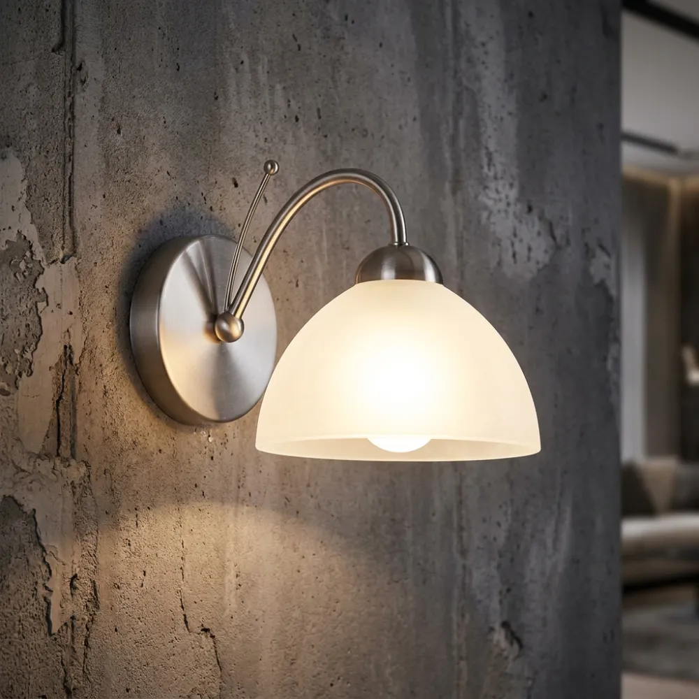 Structured Glass Adjustable Decorative Wall Light