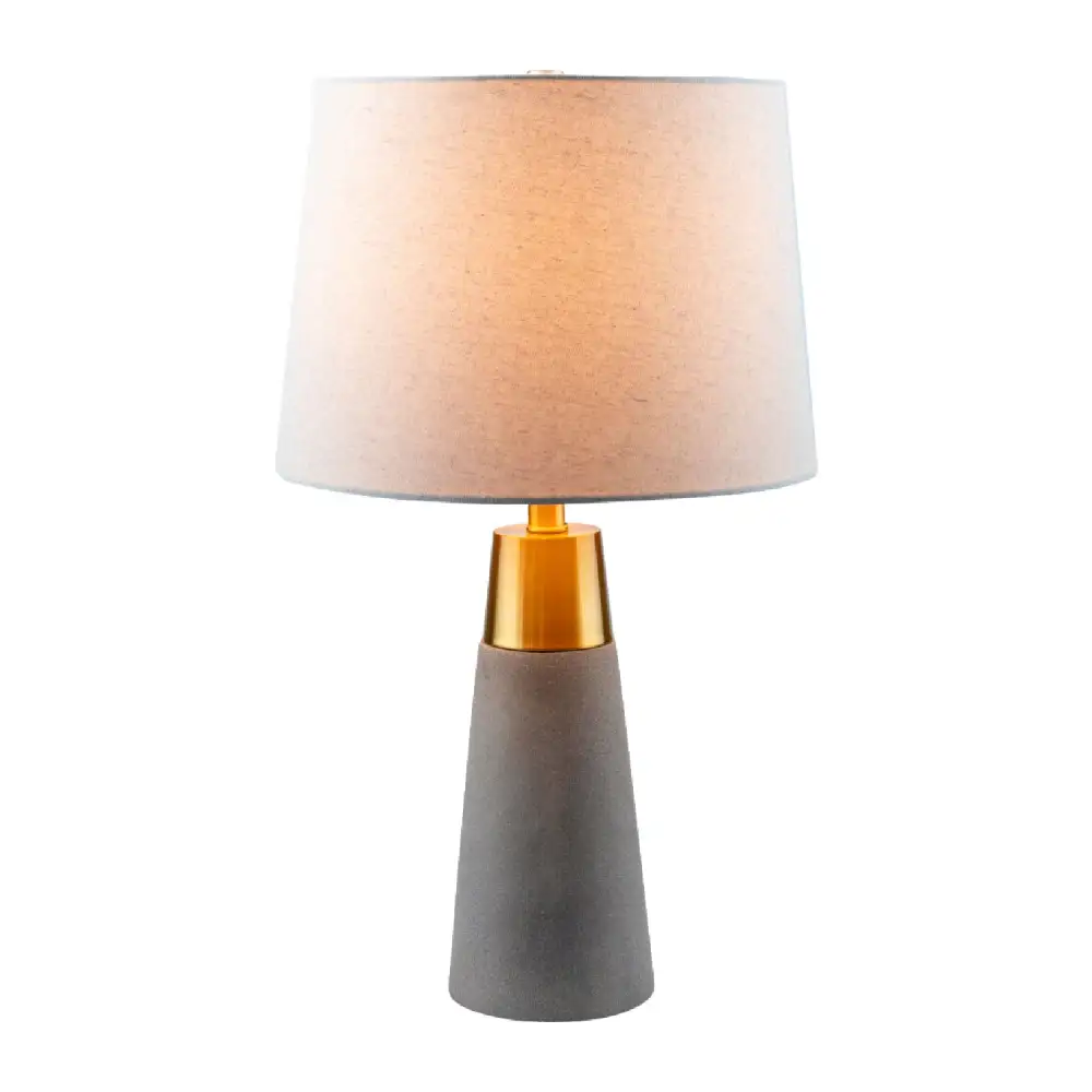 Linen Concrete Table Lamps