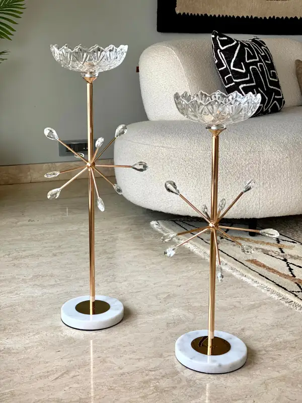 Zen Crystal Candle Medium