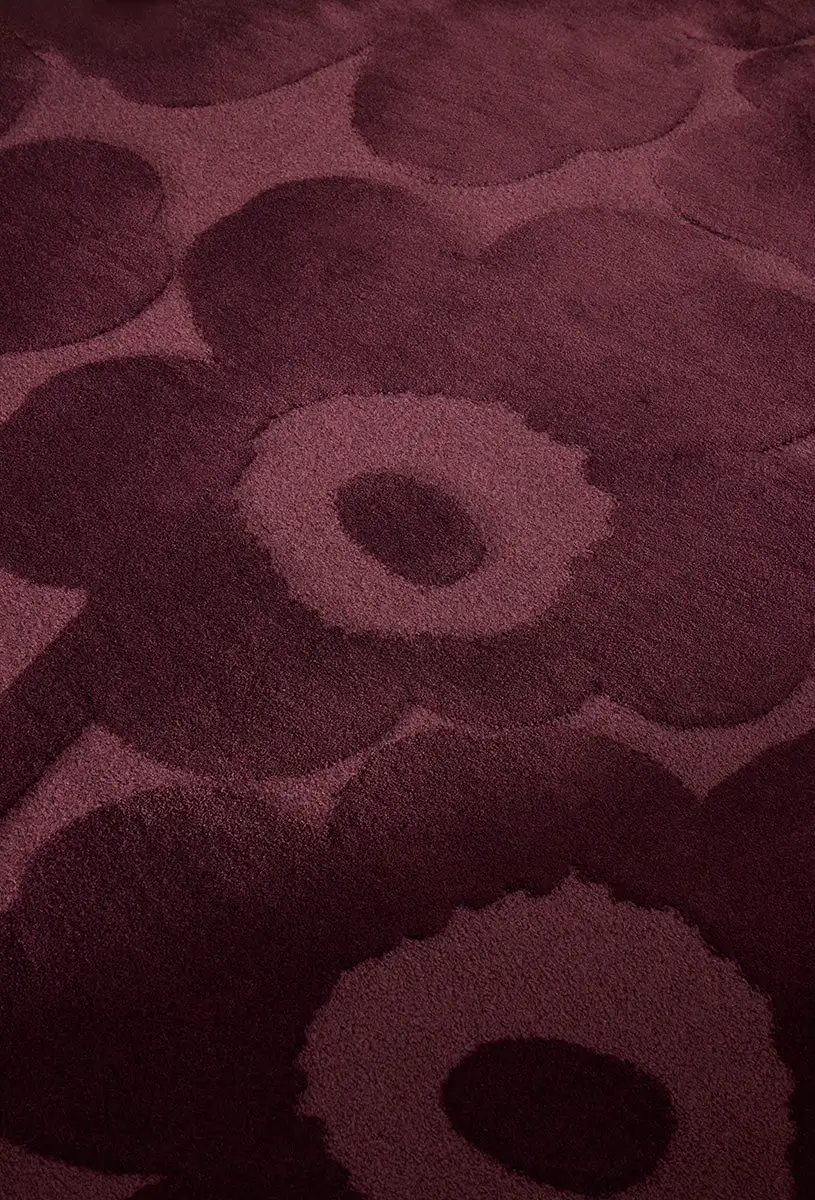 Wool Floral Contemporary Area Rug