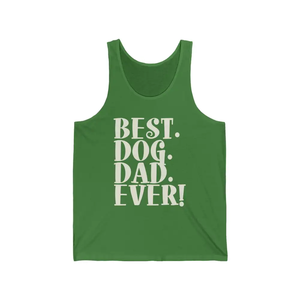 Dog Dad Text Tank Top