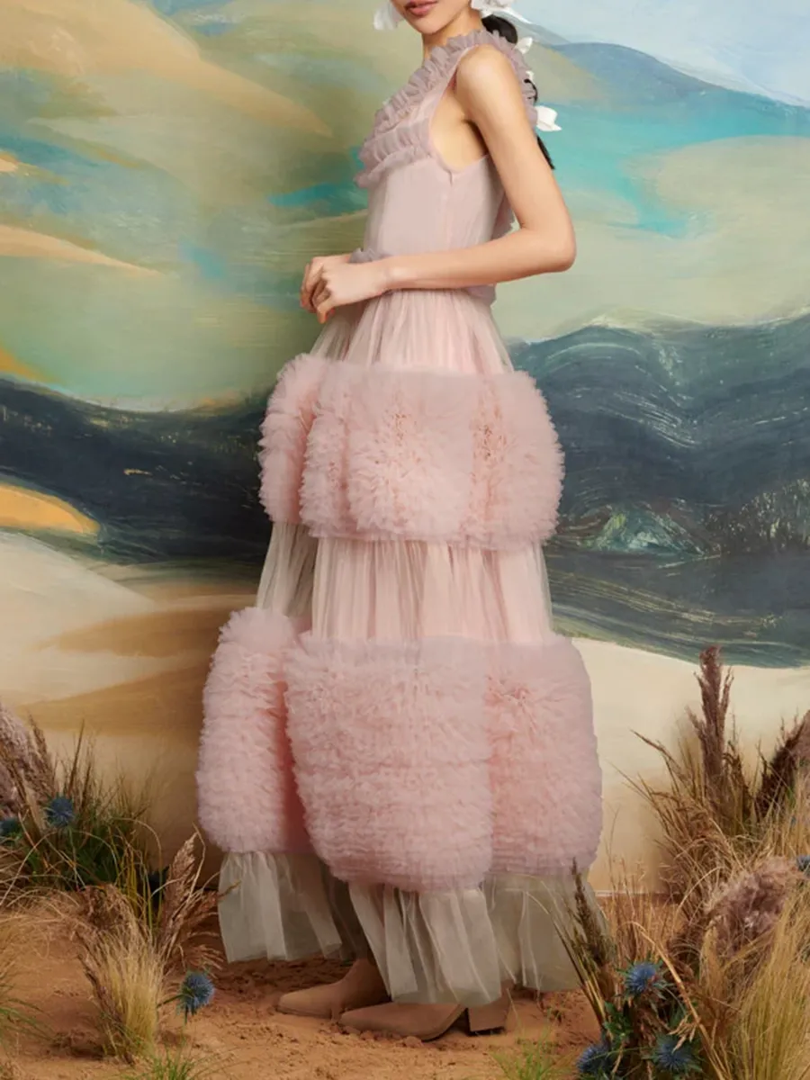 Tulle Midi Dress