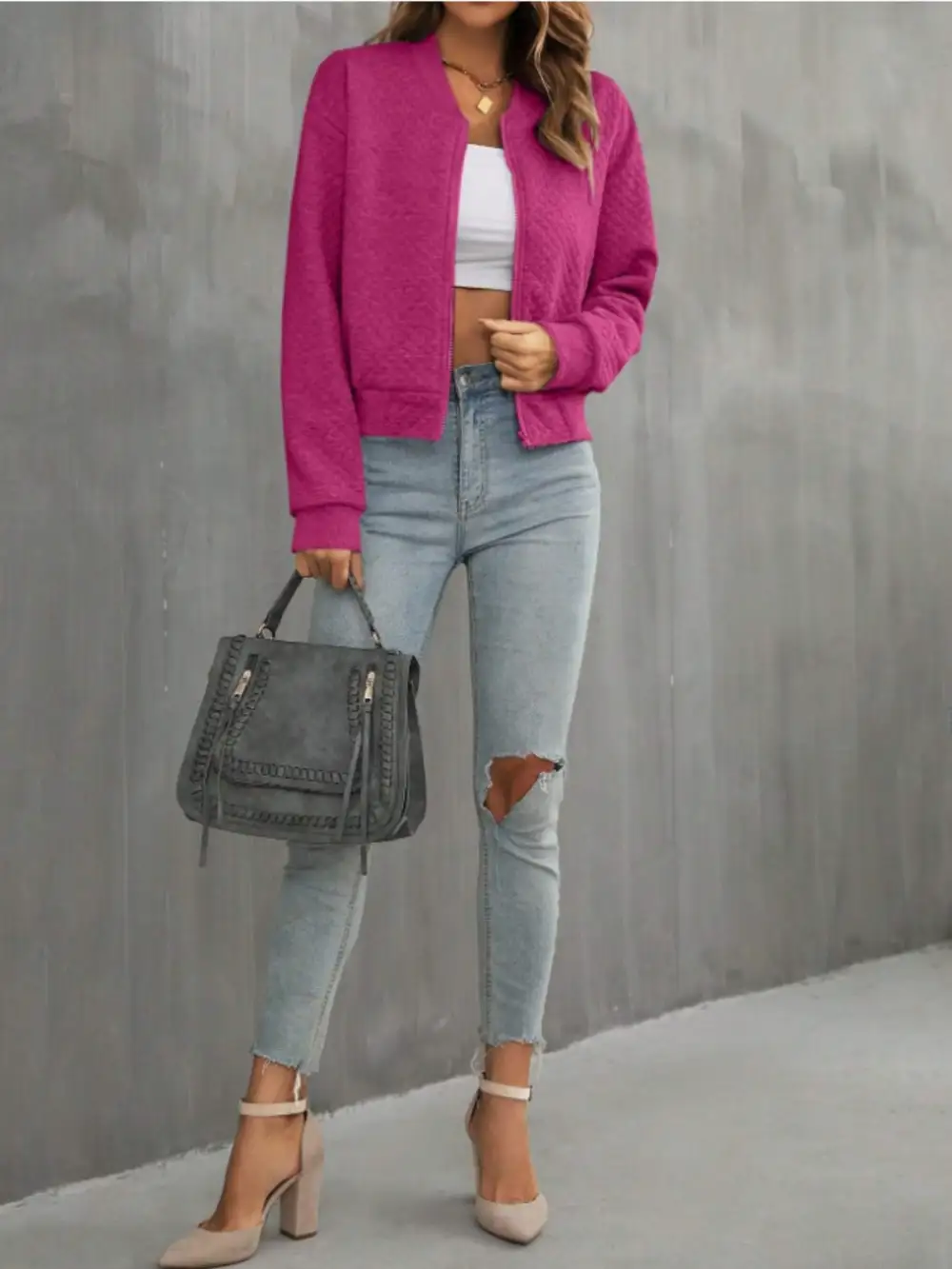 Refined Zip-Up Jacket