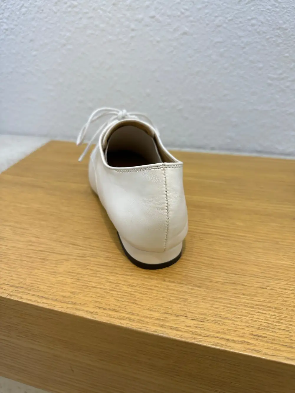 Classic Faux Leather Lace Up Everyday Flats