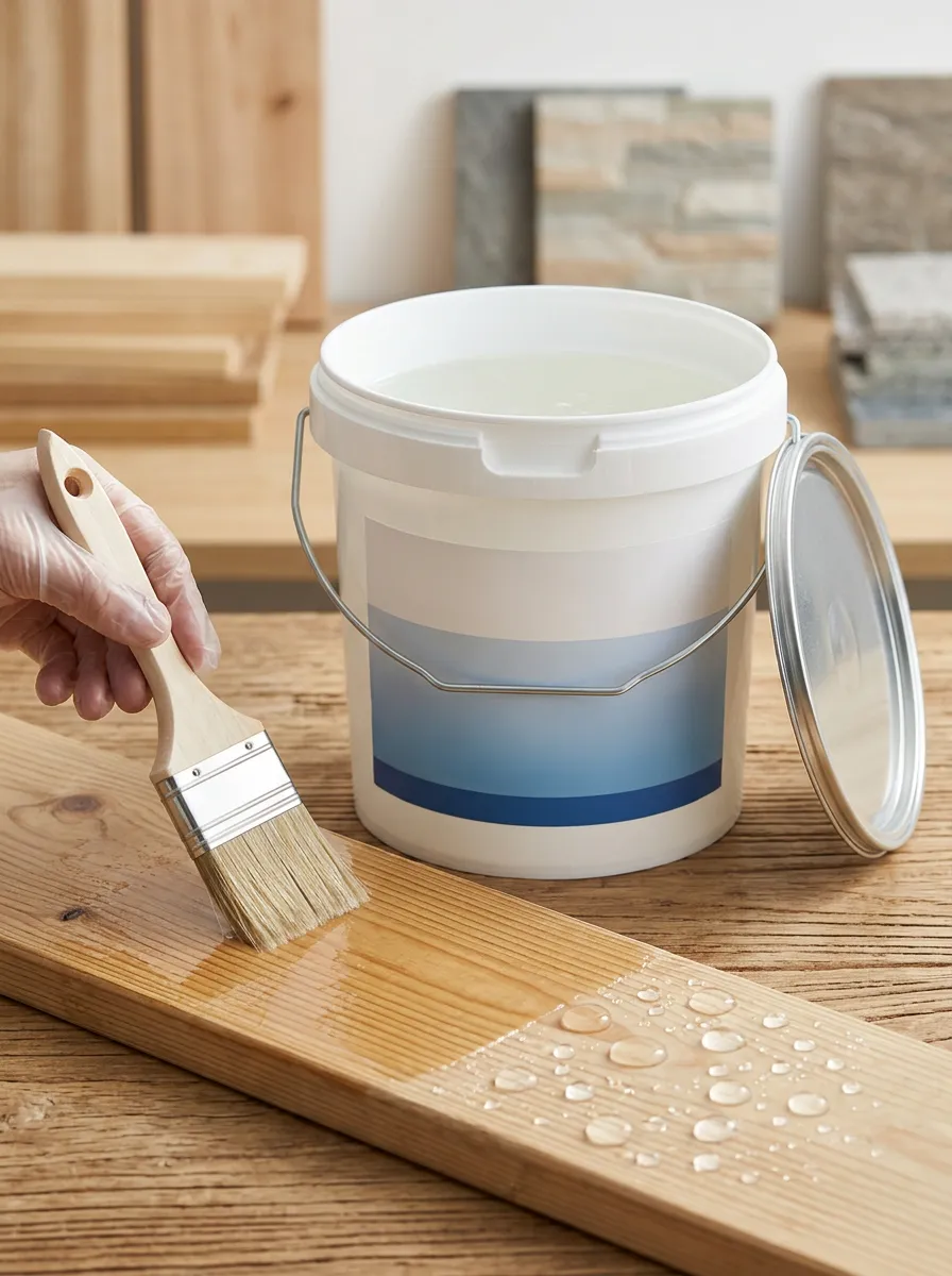 Wood-Surface Clear Waterproof Coating for DIY Maintenance