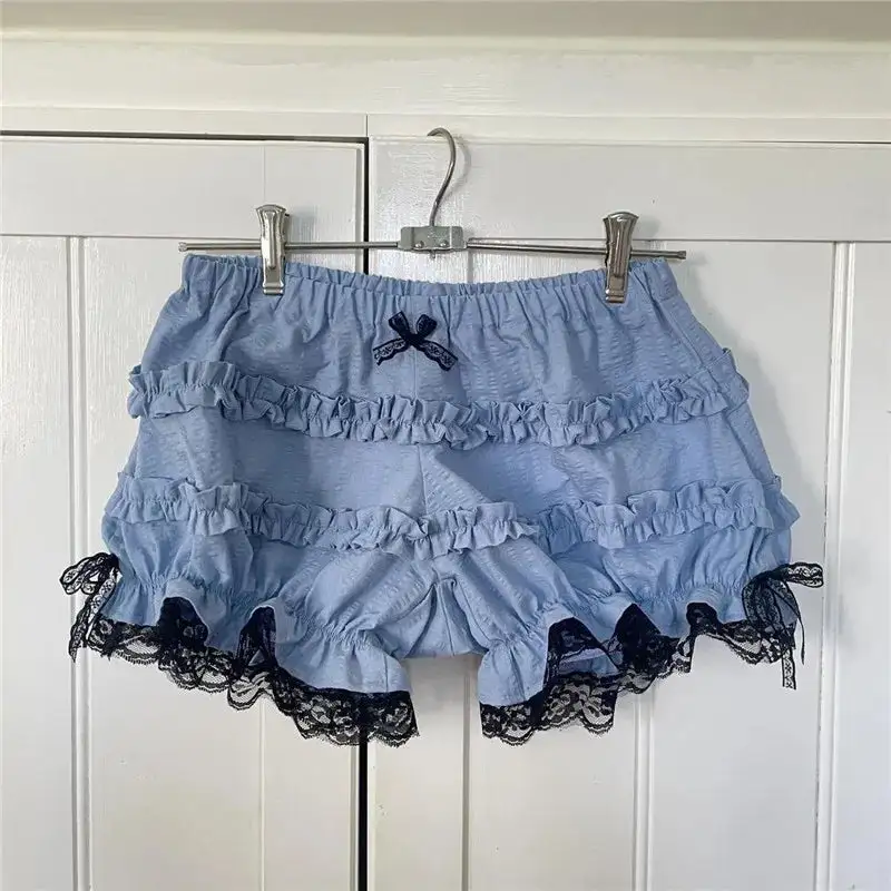 Classic Lace Ruffled Bloomers Shorts