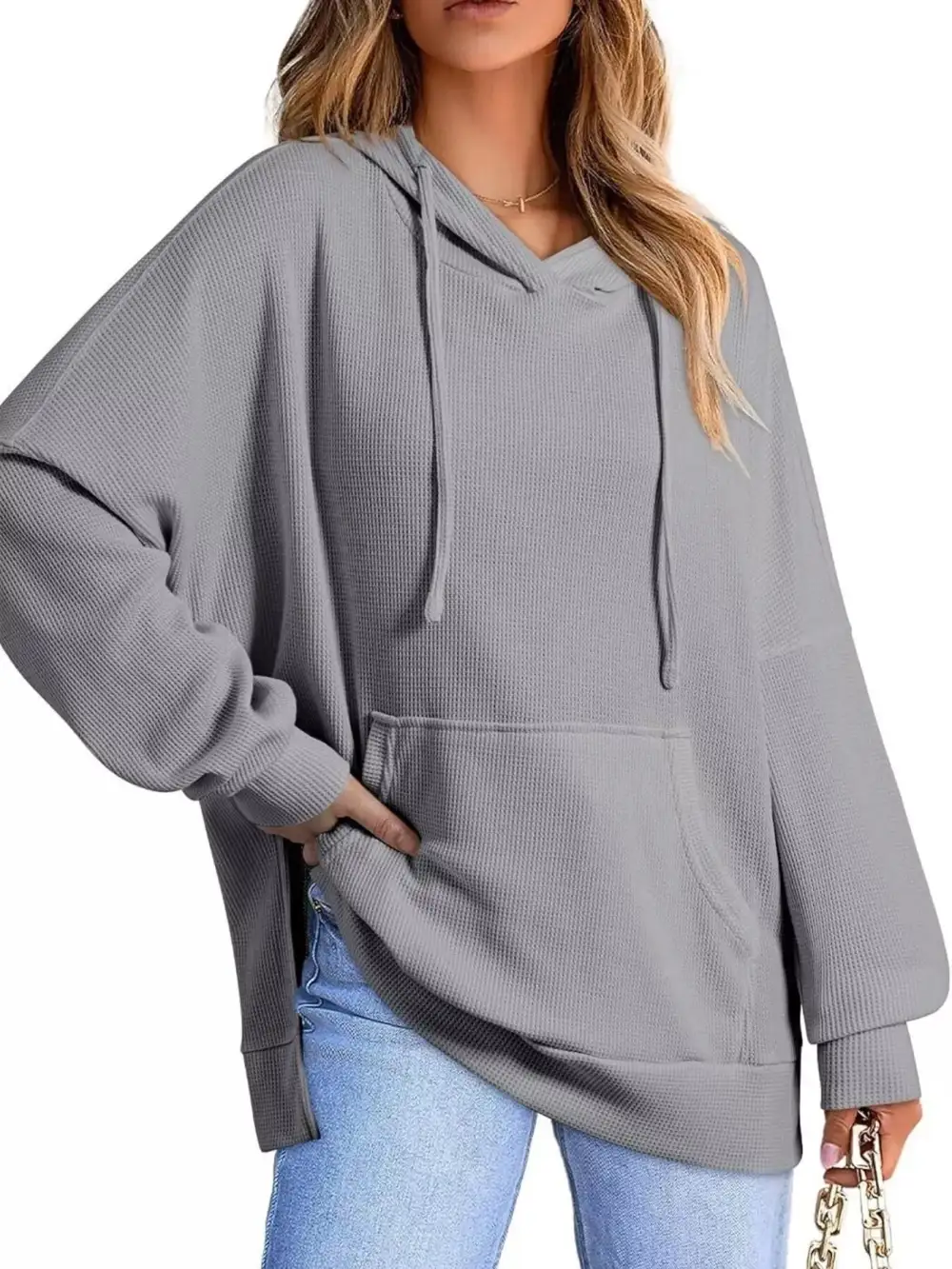 Refined Drawstring Pocketed Oversized Hoodie