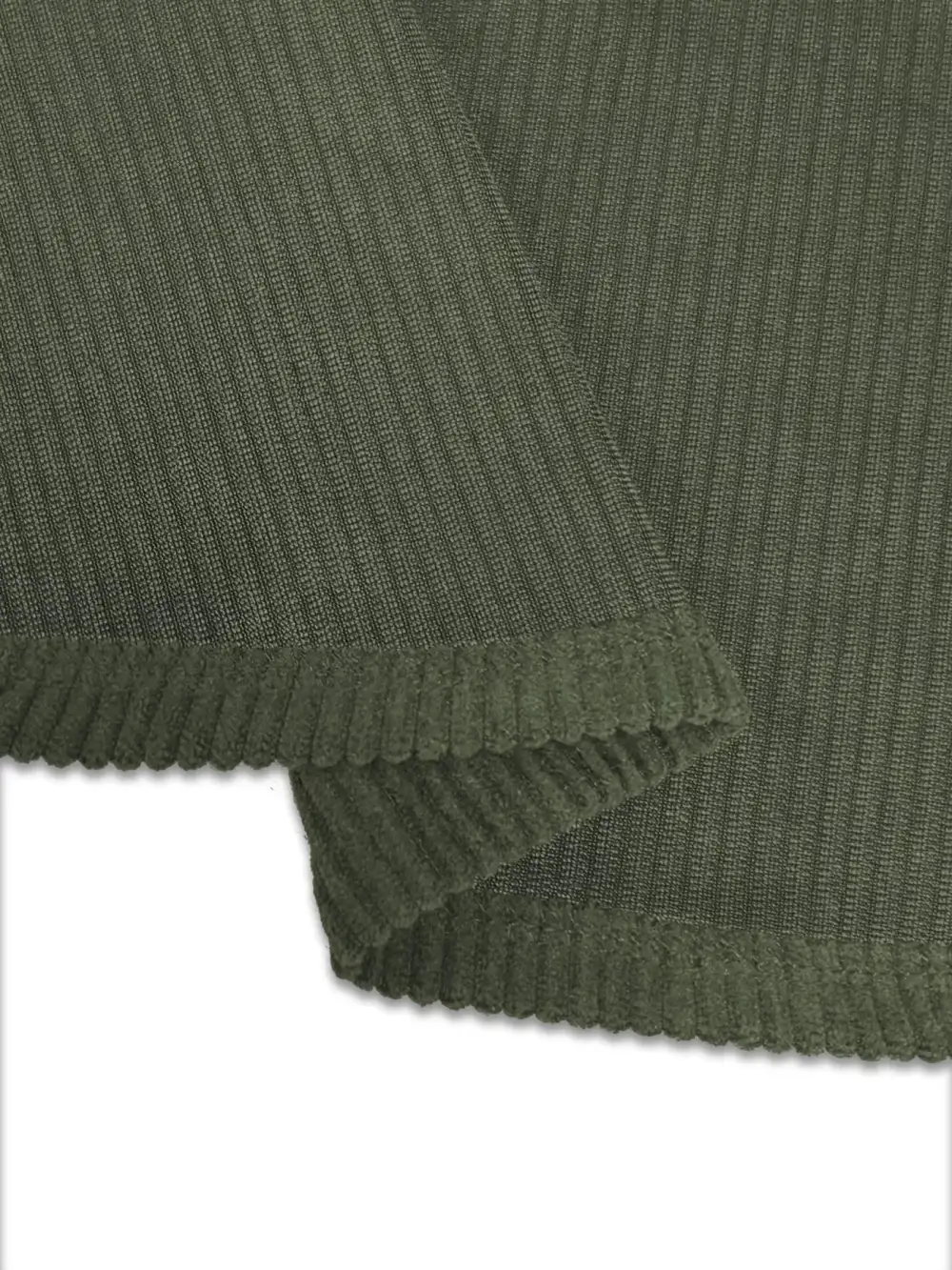 Hooded Corduroy Button-down Jacket