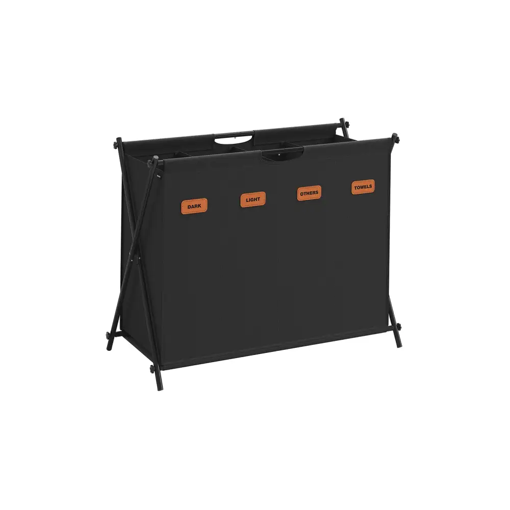 Divided Framed Foldable Laundry Storage Hamper