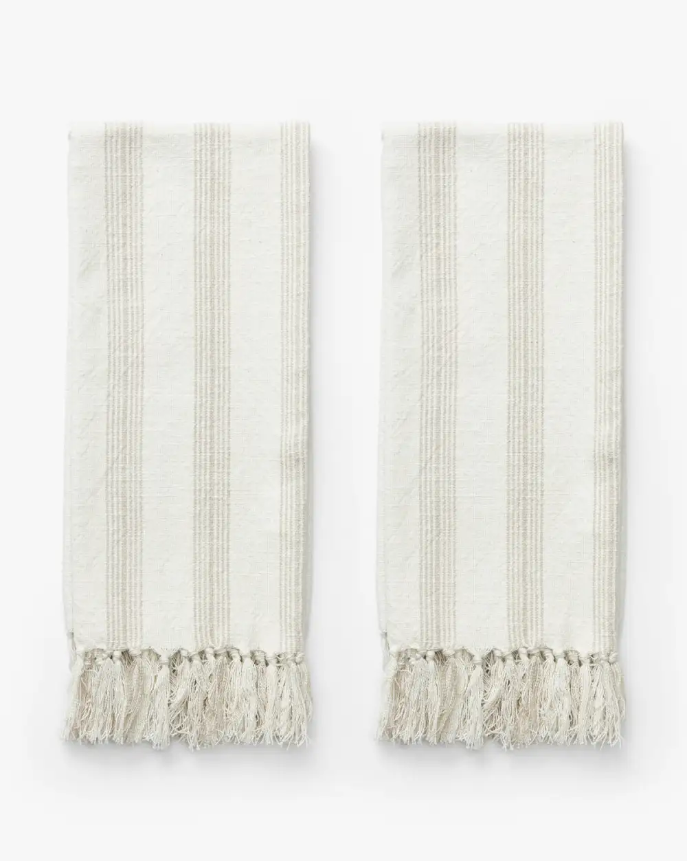 Striped Cotton Kitchen Towel Set