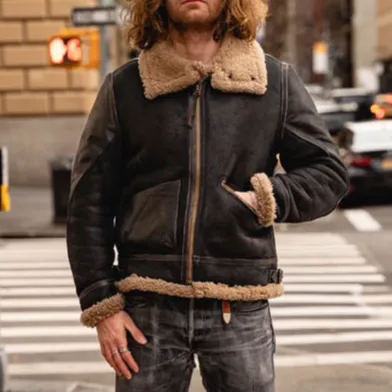 Shearling Men's Casual Jacket