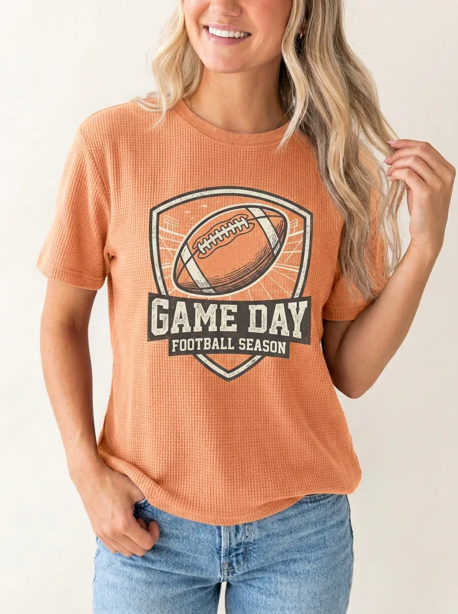 Football Graphic Casual T-Shirt