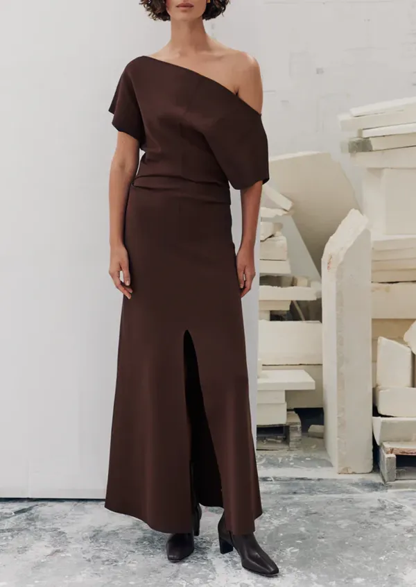 Asym Knit Dress