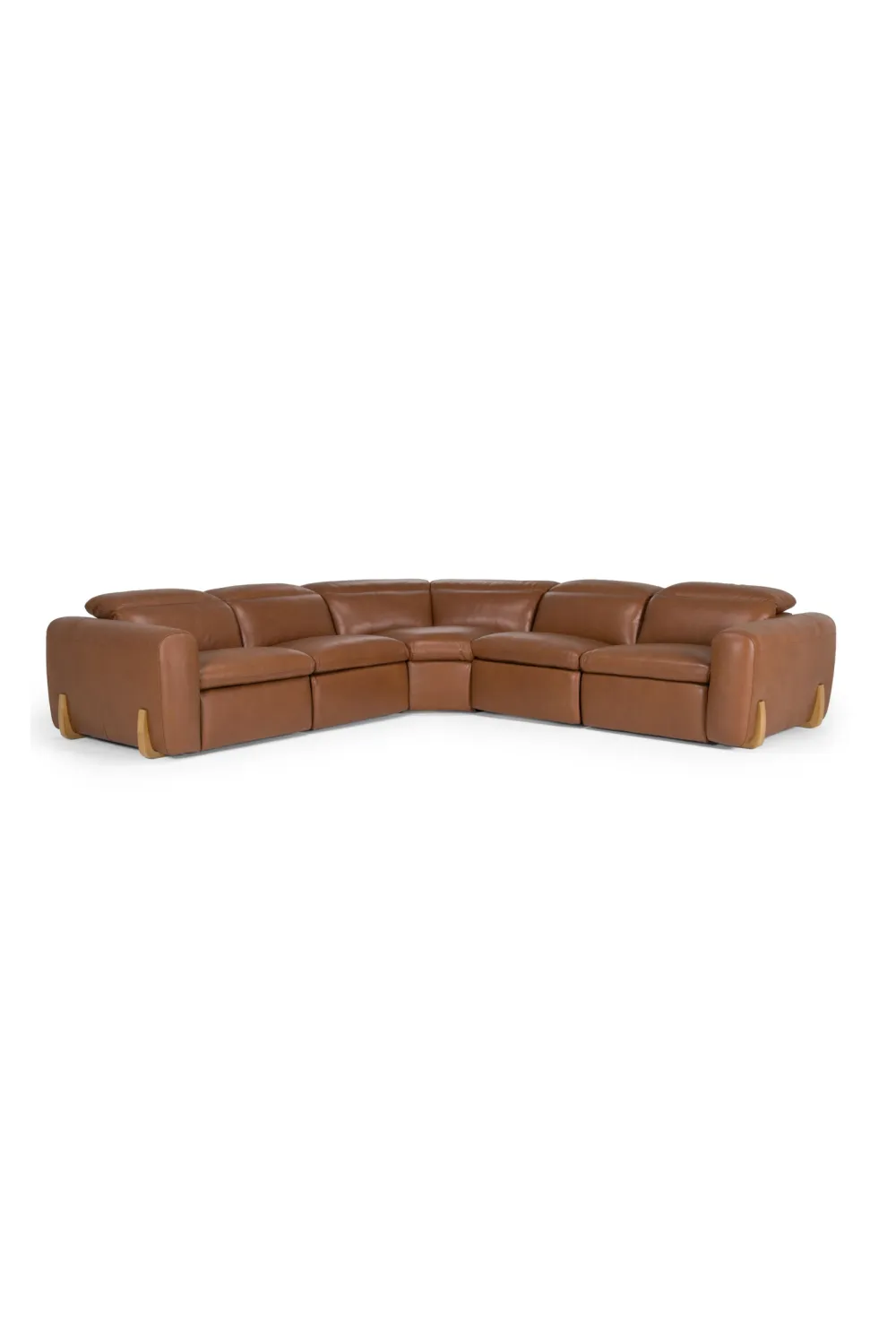 Sectional Reclining Leather Sectional Sofa