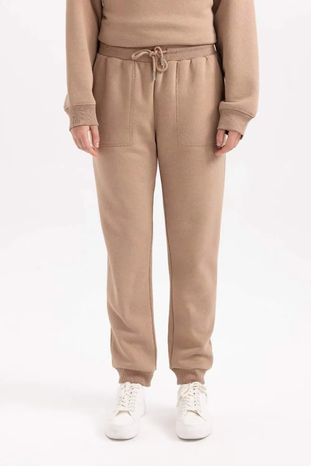 Slim Fit Solid Color Trousers