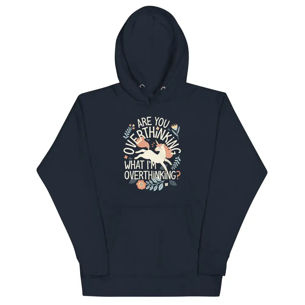 Overthinking Thought Graphic Hoodie