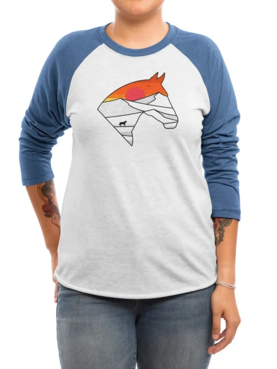 Geometric Horse Sunset T-Shirt
