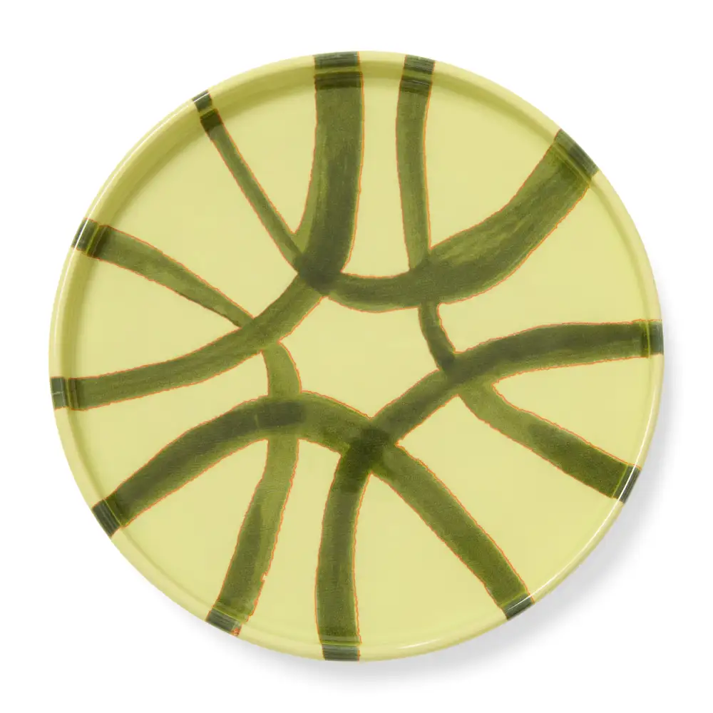 Artful Ceramic Appetizer Plate For Daily Meals