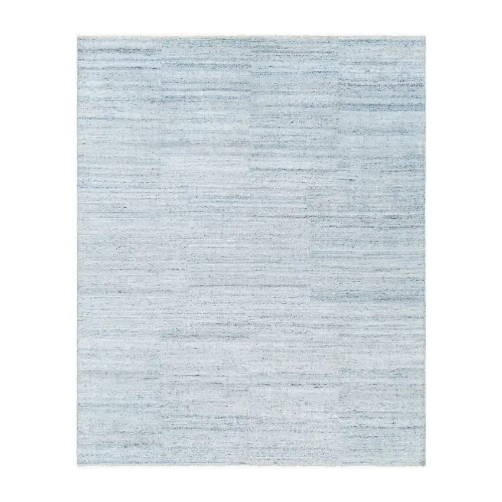 Hand-Knotted Wool Fringed Carpet