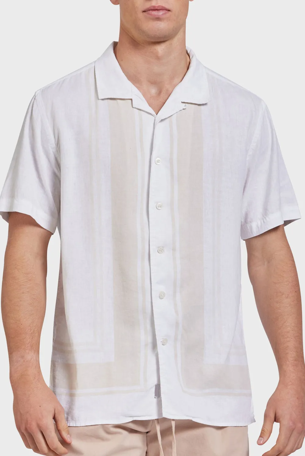 Abstract Art Print Short Sleeve Shirt