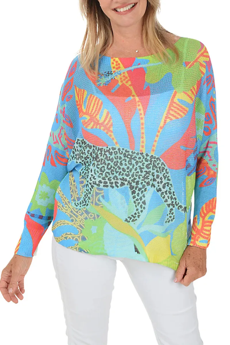 Leopard Safari Lightweight Sweater