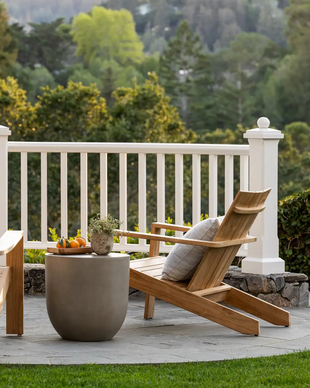Outdoor Concrete Side Table