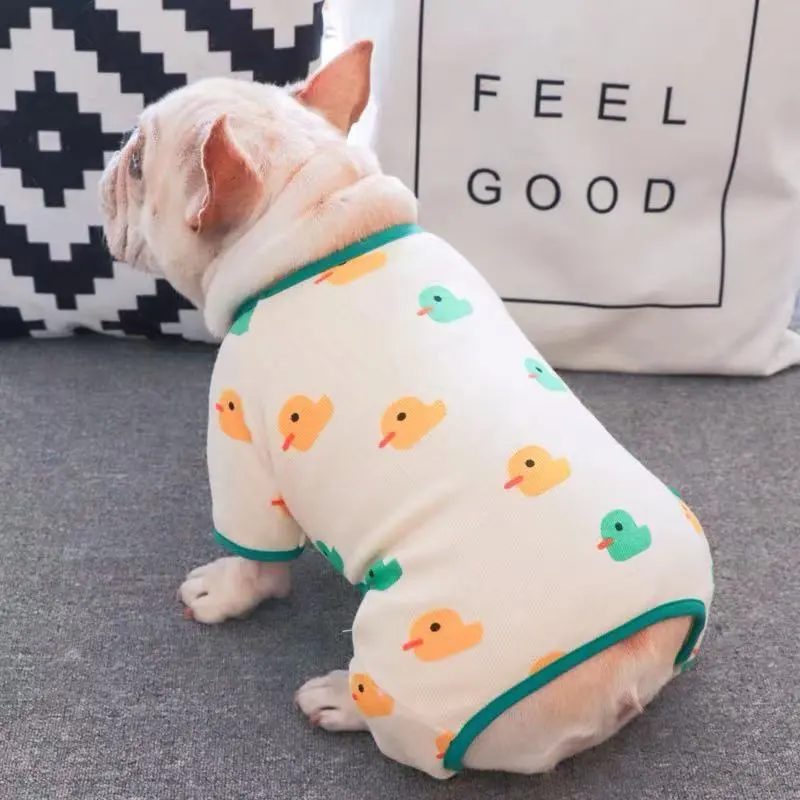 Ducky Pajama Set with Fleece Lined