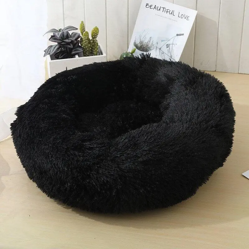 Plush Round Pet Bed