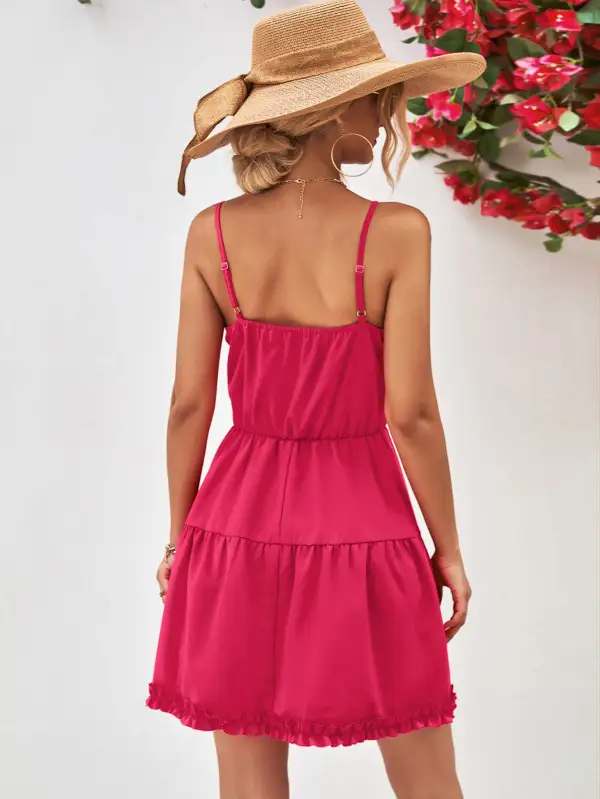 Layered Soft Mini A-Line Dress