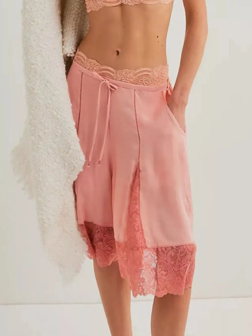 Everyday Lace Trim Shorts