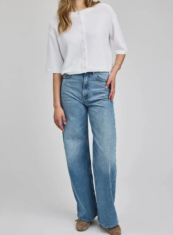 Lightweight Button Cardigan