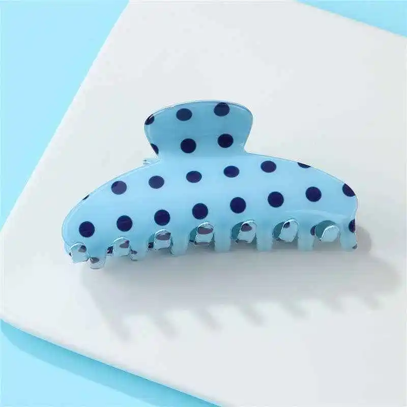 Retro Polka Dot Claw Clip