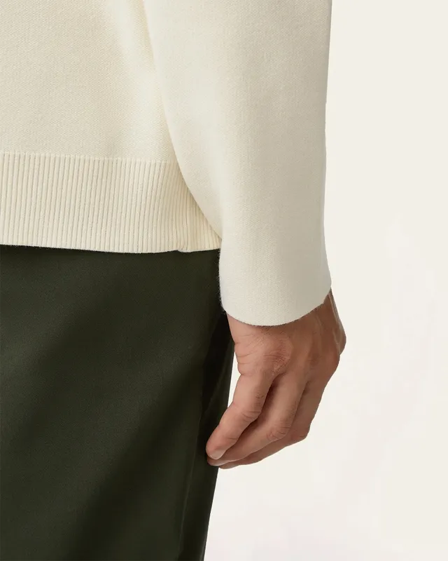 Jacquard Cardigan Off-White