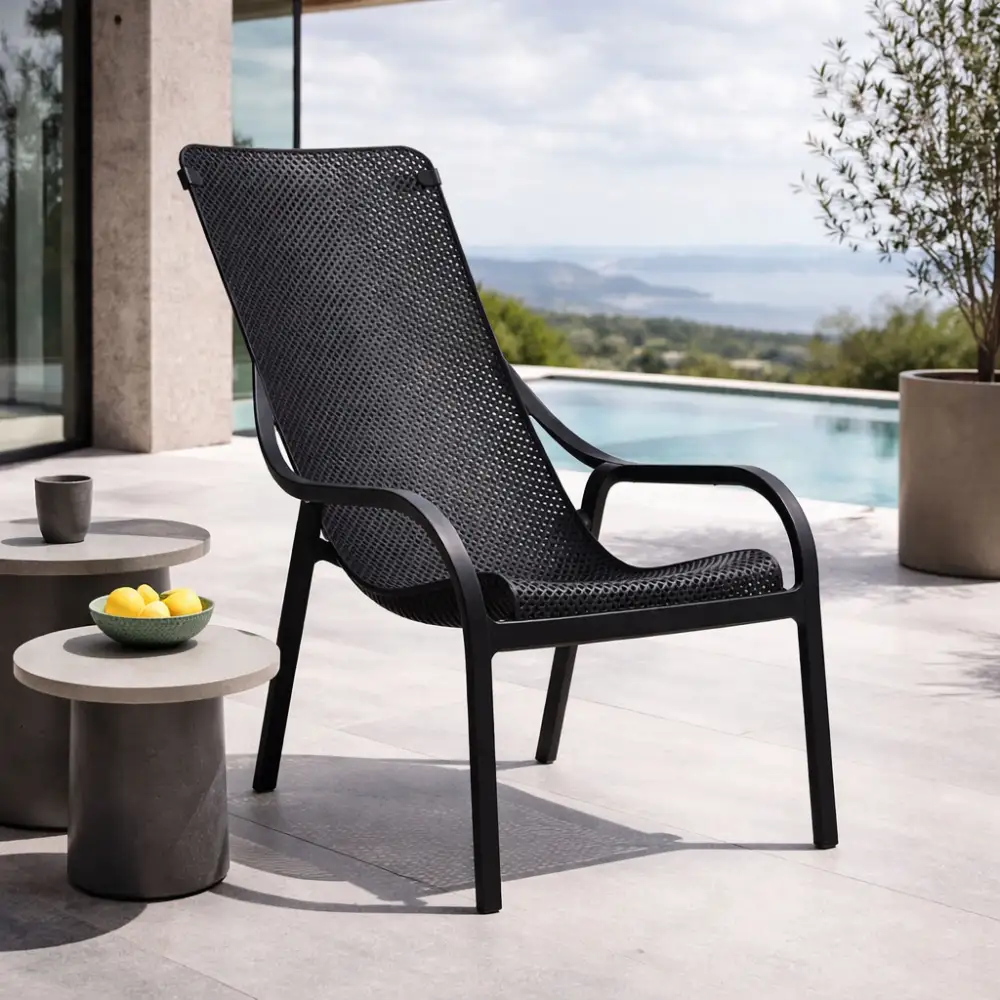 Perforated Outdoor Lounge Chair