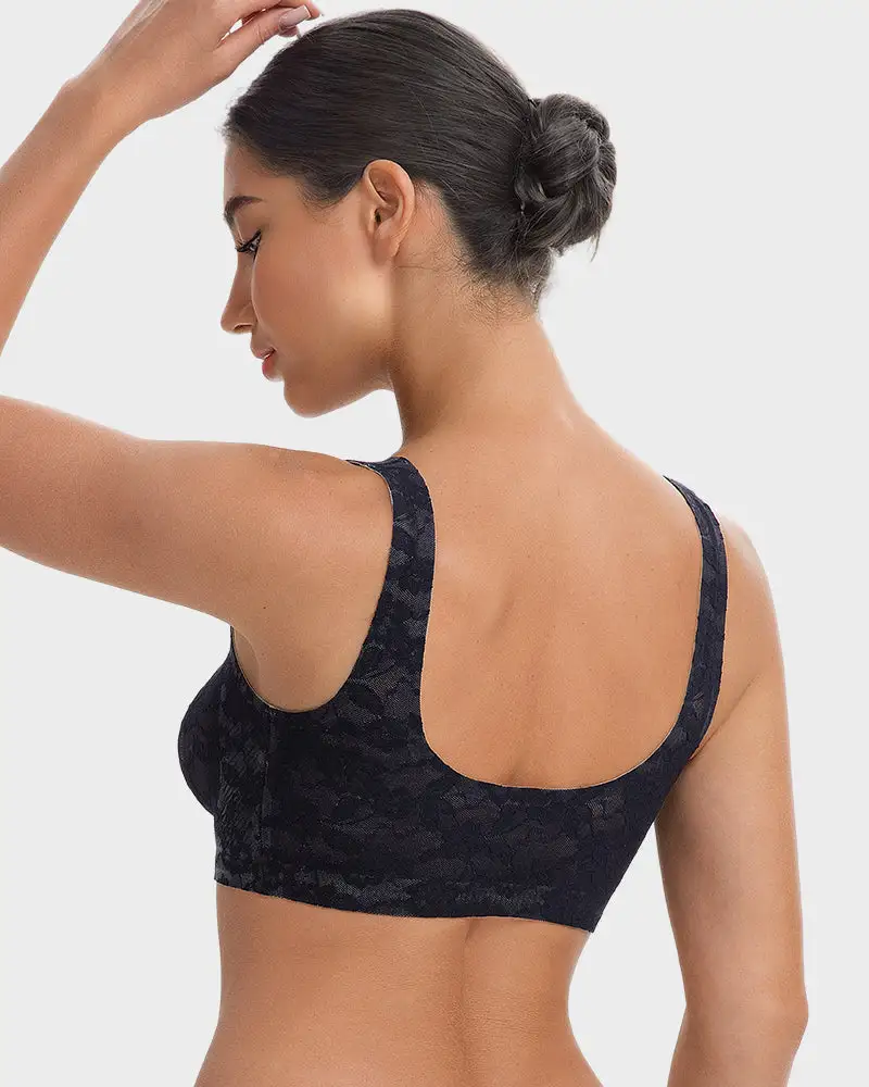 Wireless Lace Full Coverage Minimizing Bra