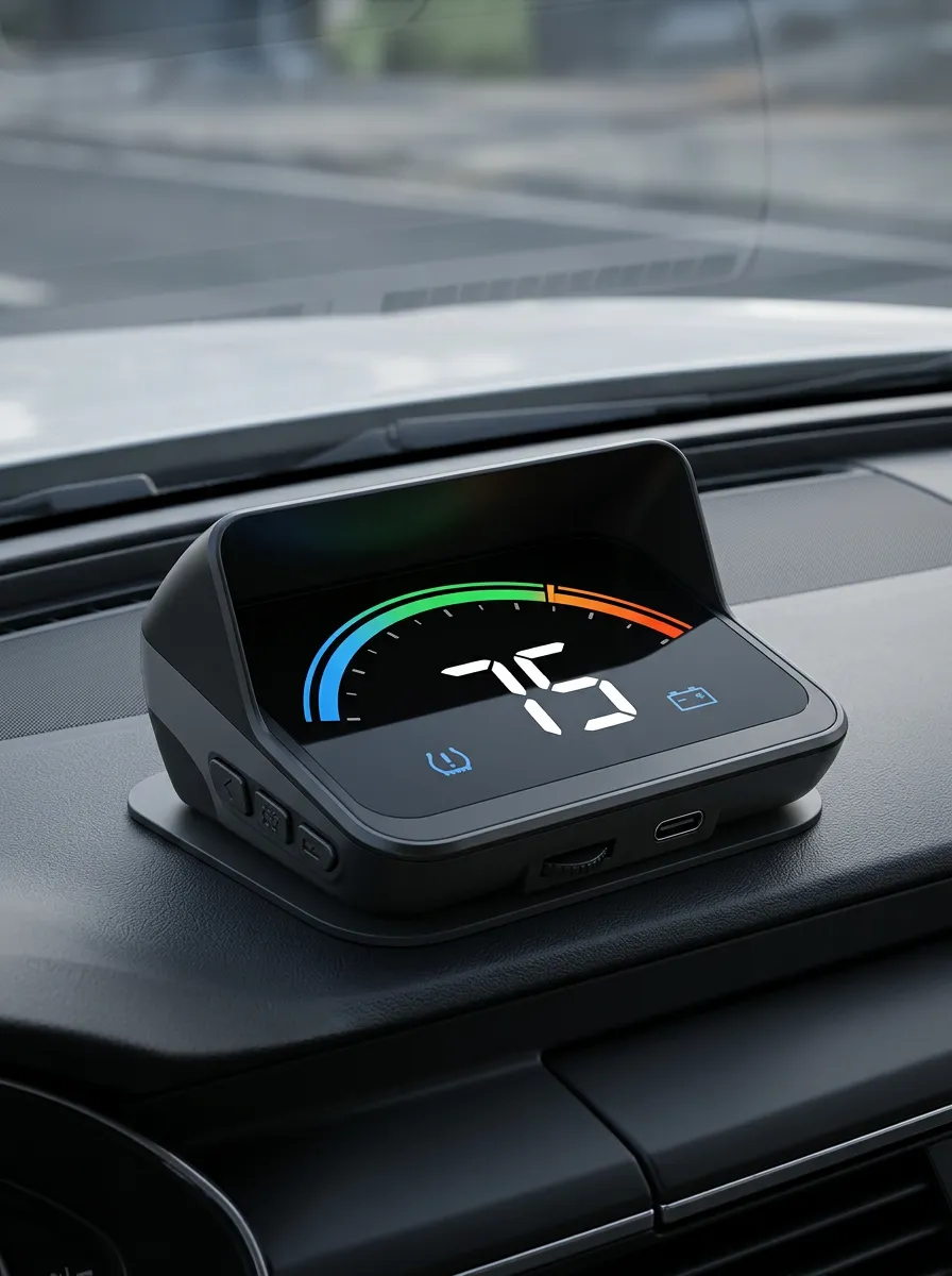 Portable Dashboard Digital-Speedometer HUD Car HUD Display