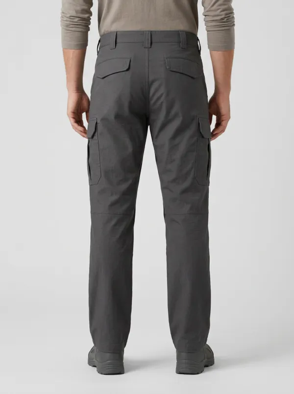 Daily Workwear Multi Pocket Integrated Belt Essential Men's Work Pants